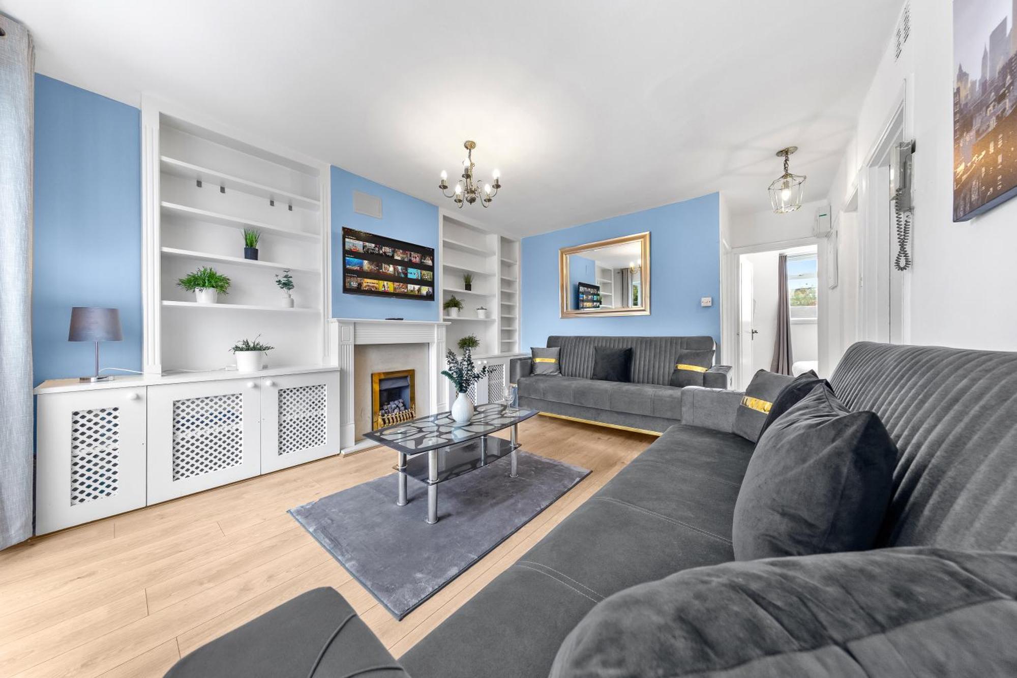 Newly Renovated Kensington 2 Bedroom Apartment With Balcony Near Harrods Sleeps 6, 2 Min Walk From Station London Ngoại thất bức ảnh
