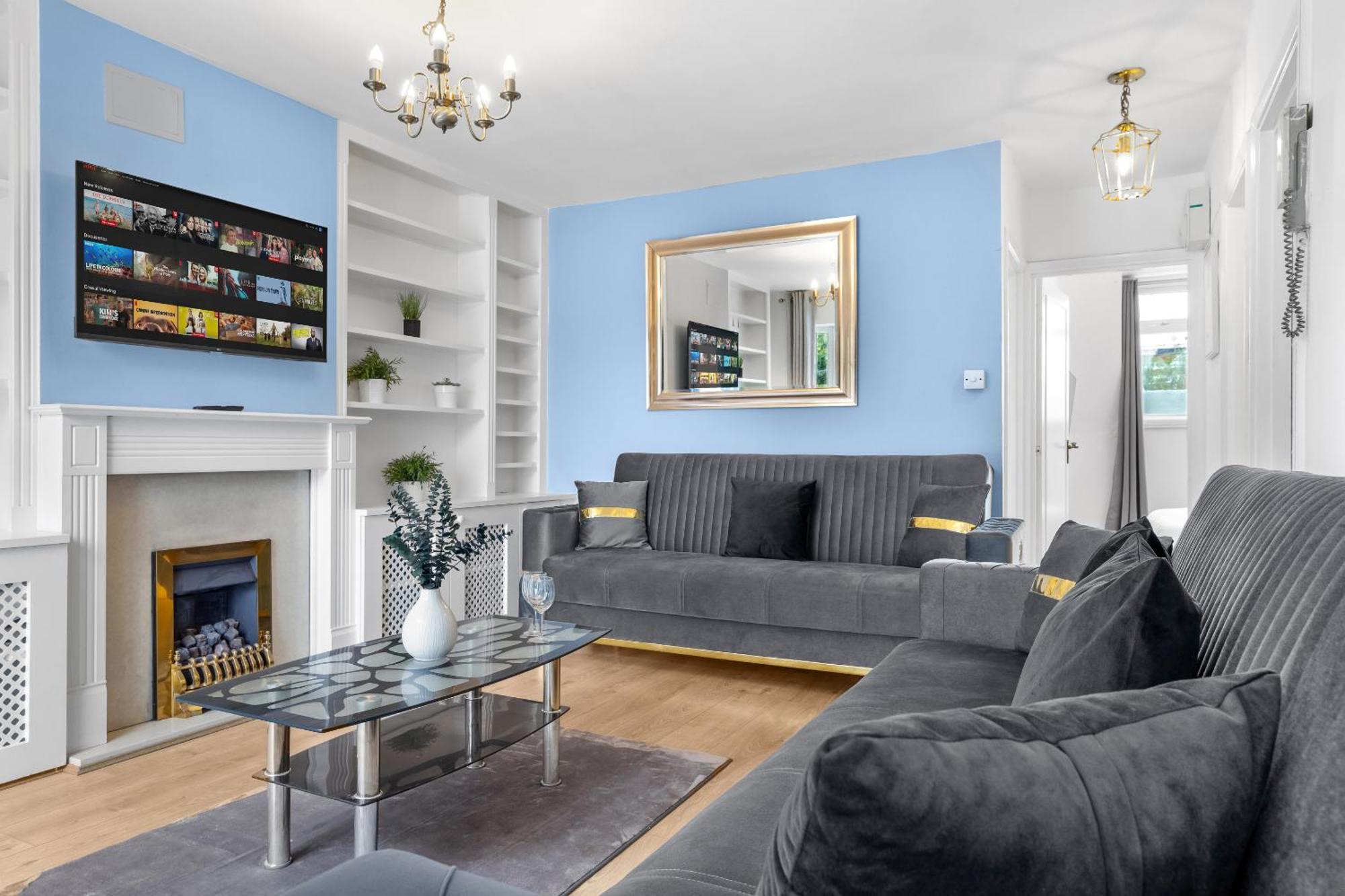 Newly Renovated Kensington 2 Bedroom Apartment With Balcony Near Harrods Sleeps 6, 2 Min Walk From Station London Ngoại thất bức ảnh