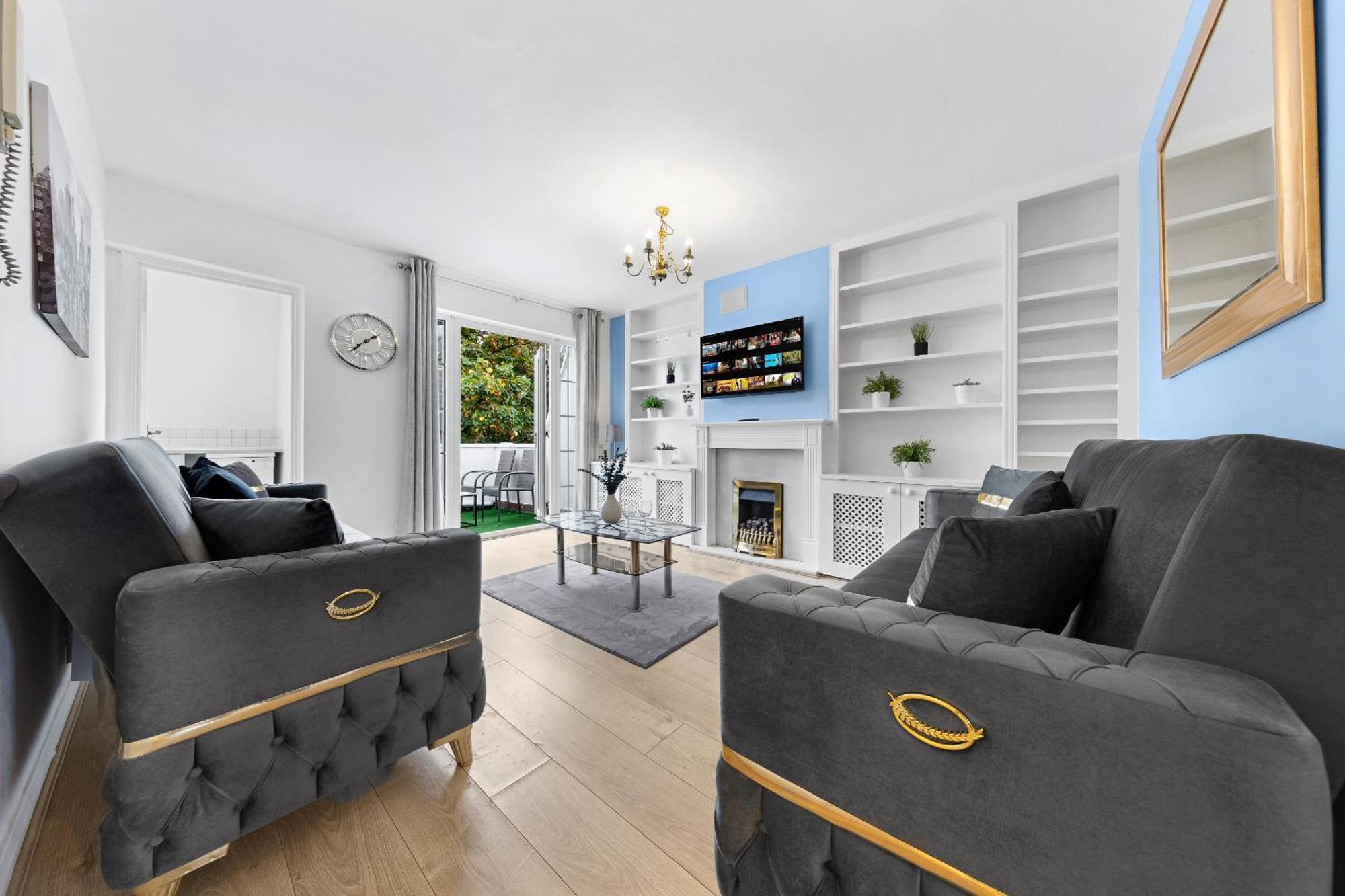 Newly Renovated Kensington 2 Bedroom Apartment With Balcony Near Harrods Sleeps 6, 2 Min Walk From Station London Ngoại thất bức ảnh